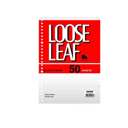 loose leaf paper joyko B5 isi 50 lembar refill kertas file note murah