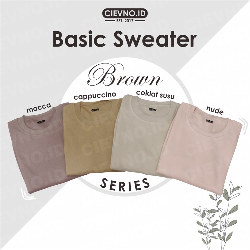 BASIC SWEATER POLOS SIZE M - XXXL