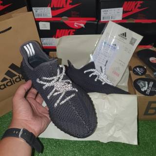 reflective yeezy slippers