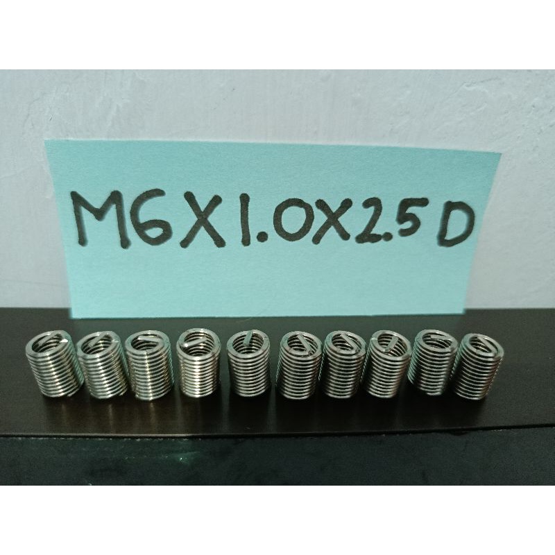 recoil/isi recoil/insert recoil/drat/baut kunci 10 M6 X 1.0 X 2,5 D