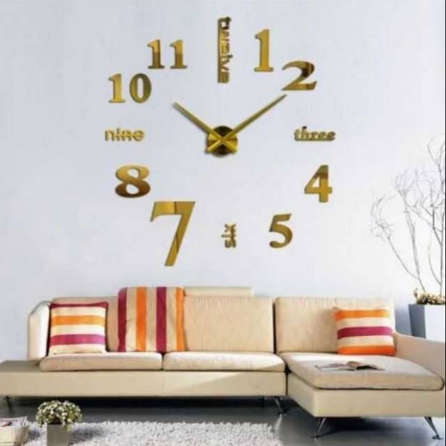 Jam Besar Jam Dinding Jam Penghias Dinding 80-130Cm