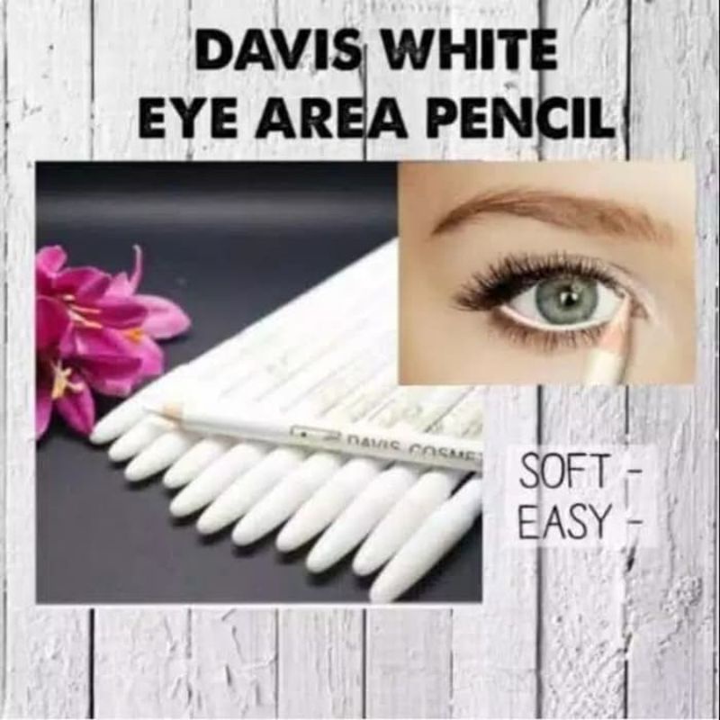 Medan Termurah Pencil white &amp; Silver eyebrow eyeliner or nail davis