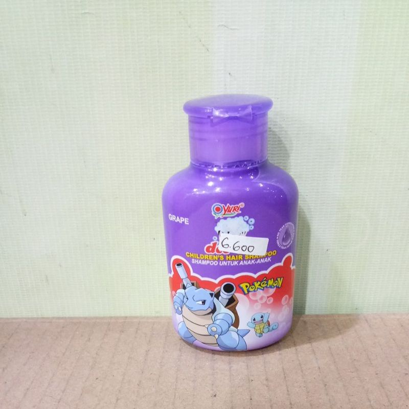 YURI DEE-DEE CHILDREN'S HAIR SHAMPOO GRAPE, ORANGE, STRAWBERRY 125ML