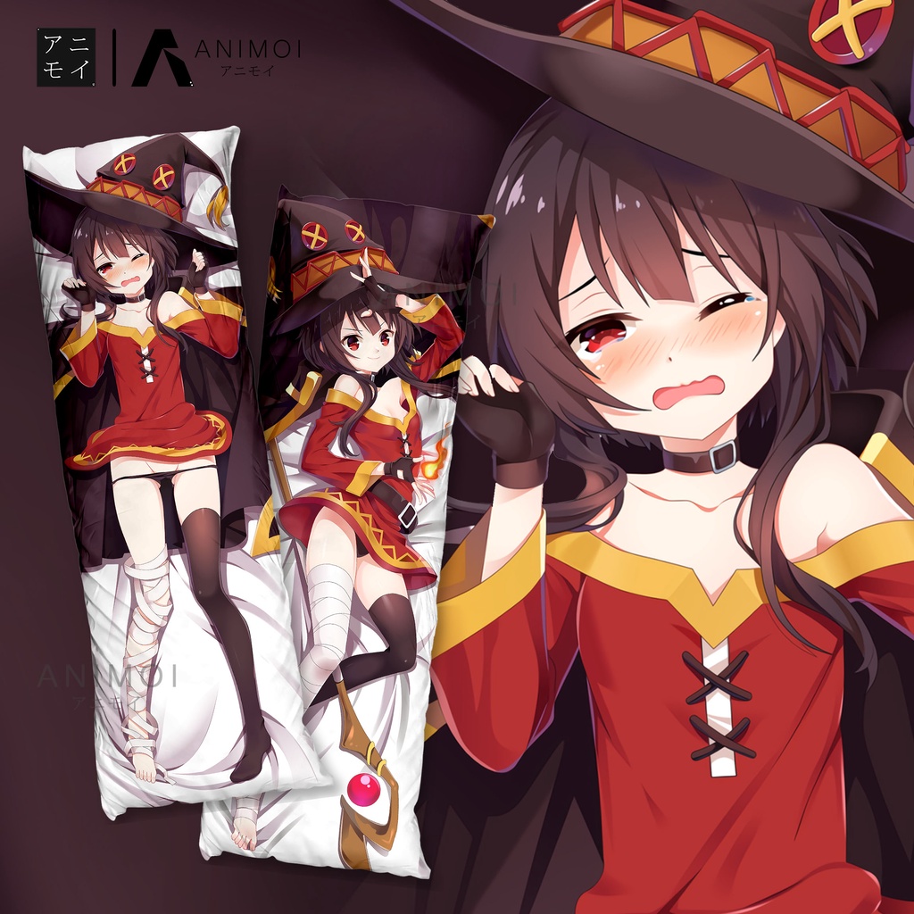 Sarung Bantal Dakimakura Anime || Konosuba || Megumin || Kono Subarashii Sekai ni Shukufuku wo