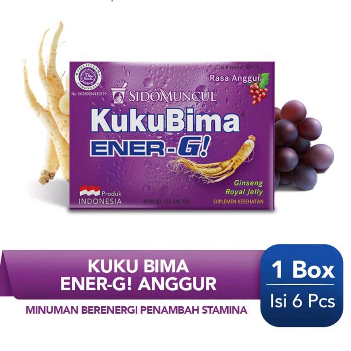 

SIDOMUNCUL KUKU BIMA ENER-G ANGGUR - 6'S