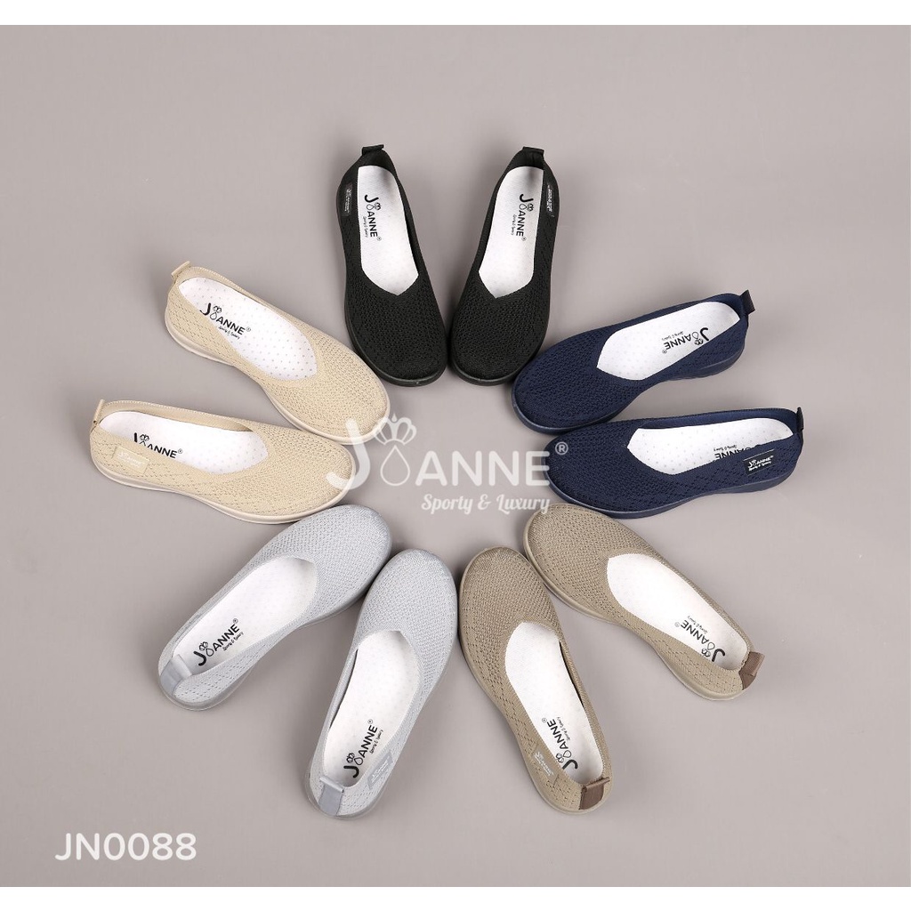 JOANNE FlyKnit Flat Shoes #JN0088 ORIGINAL