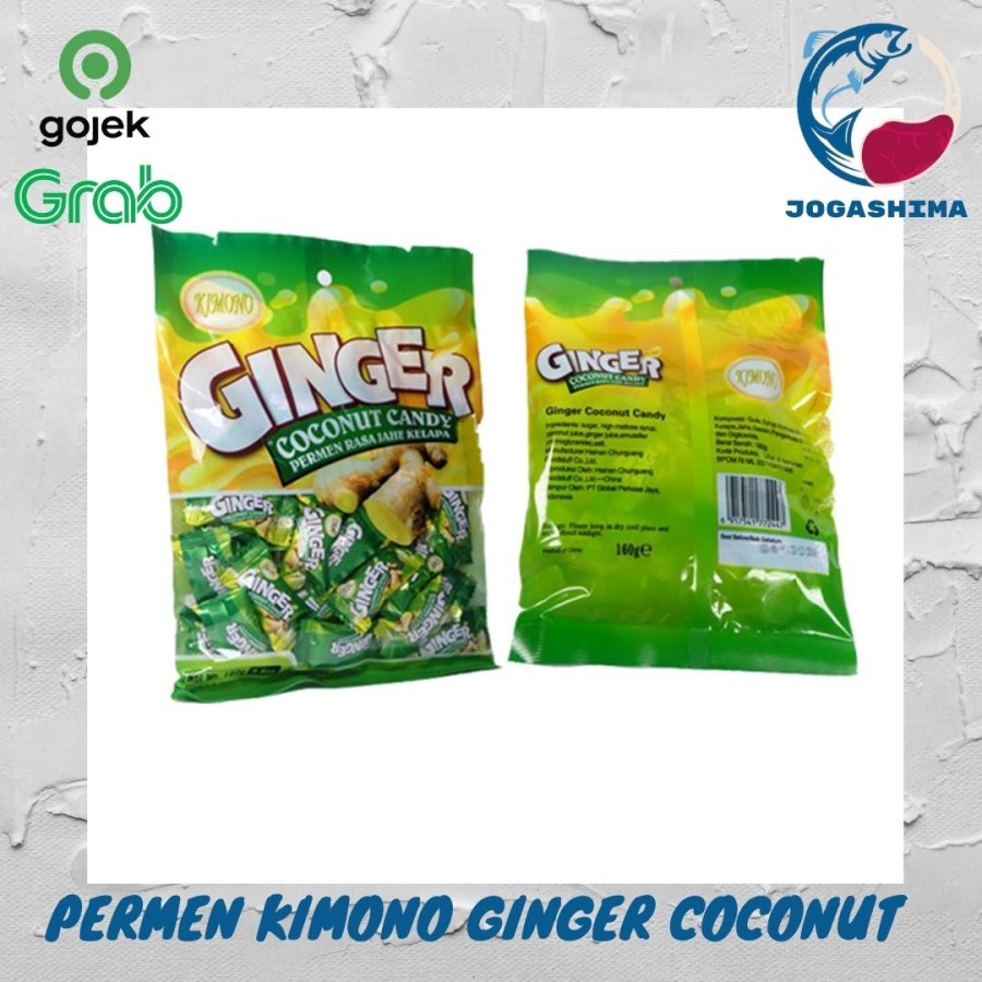 

Permen Kimono Ginger coconut / Permen Jahe kelapa 160g