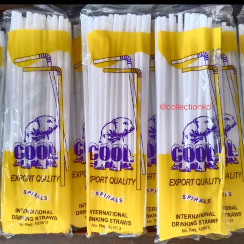 Grosir Sedotan Plastik Bengkok | Sedotan Plastik