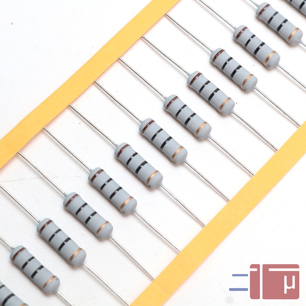 Resistor 10R 2W Metal Oxide 5% Taiwan Kaki Tembaga