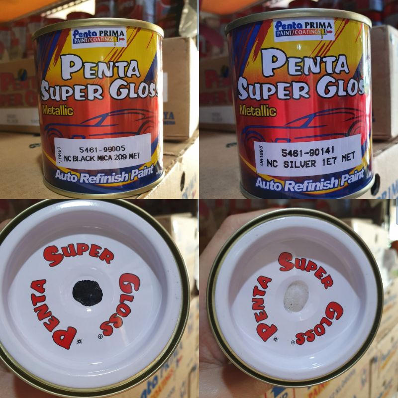 CAT PENTA SUPER GLOSS METALLIC / Metalik gold silver red black pink blue orange violet biru shogun l