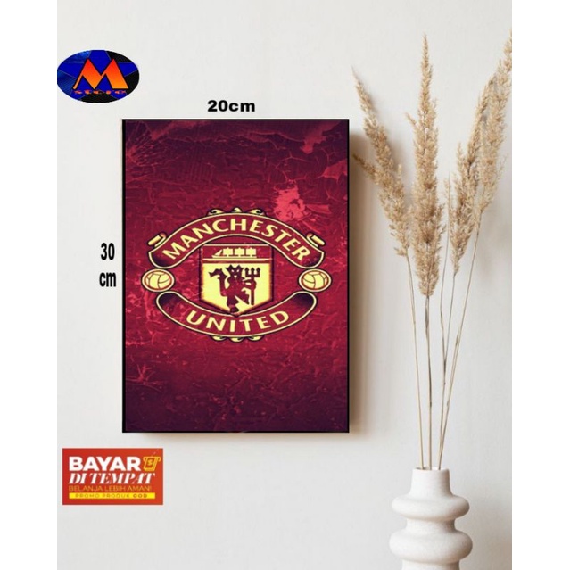 HIASAN DINDING MANCHESTER UNITED/POSTER KAYU MANCHESTER UNITED/POSTER MANCHESTER UNITED