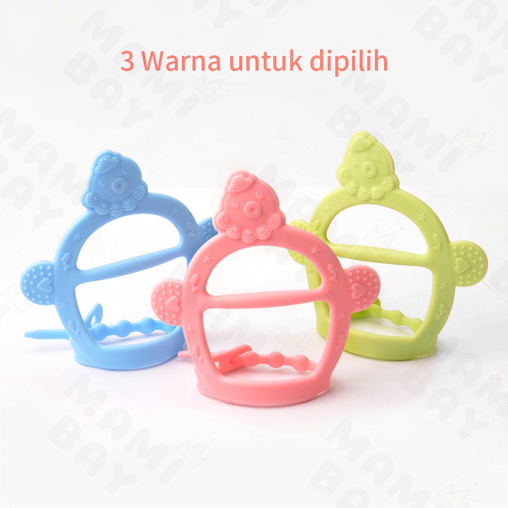 OKEYI Gigitan bayi teether Bentuk Gelang mainan teether bayi  silikon