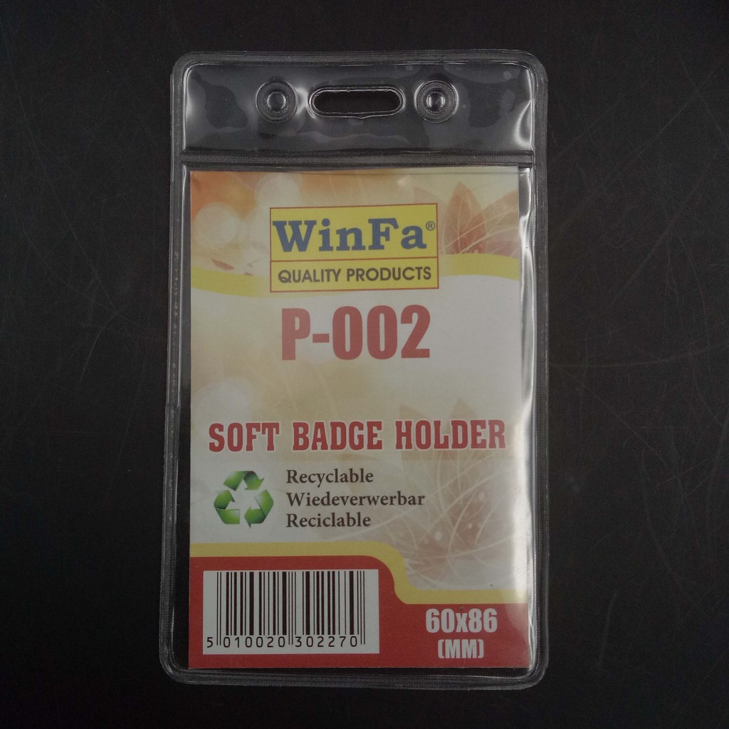 

Plastik ID card (86x54mm) Vertical isi 100 pcs