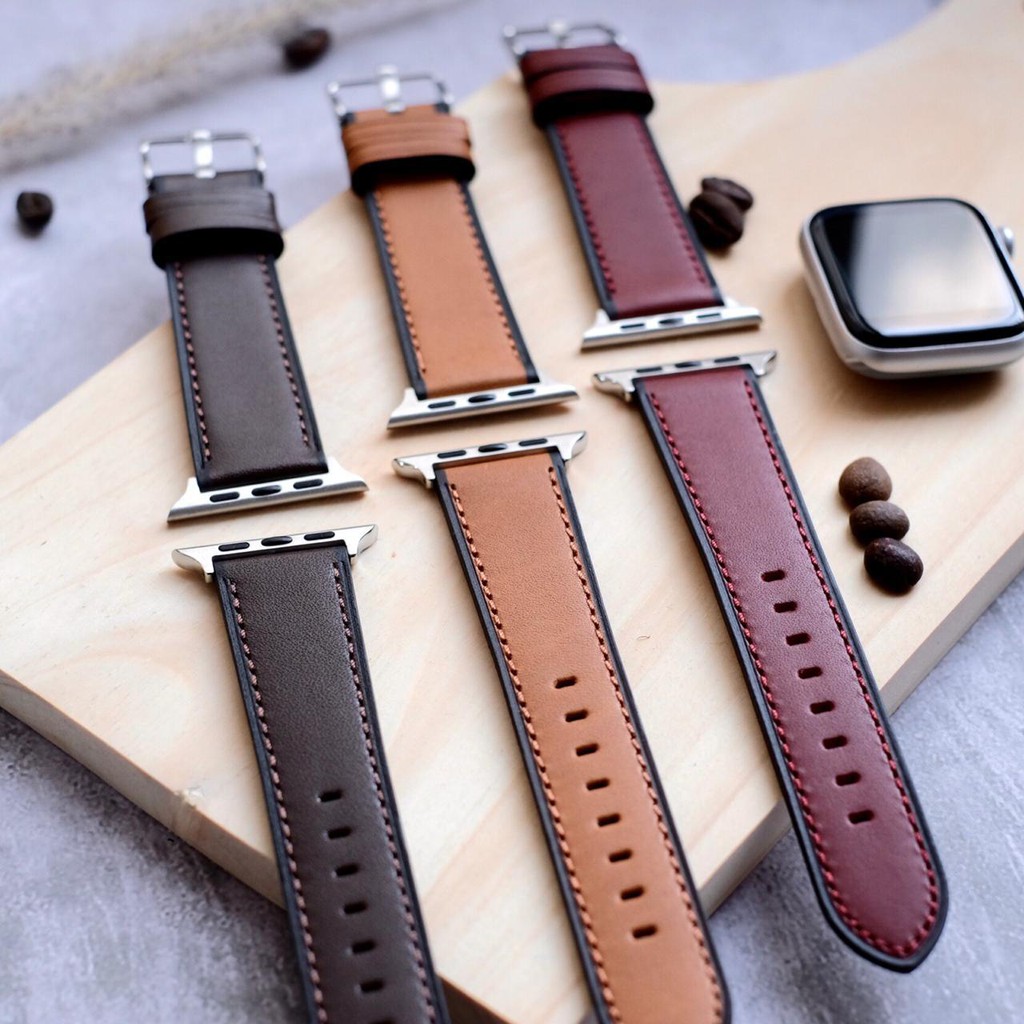 TALI JAM Tangan 22mm  KULIT SAPI ASLI Voyage Store Leather aksesoris strap apple watch 2 S3 galaxy