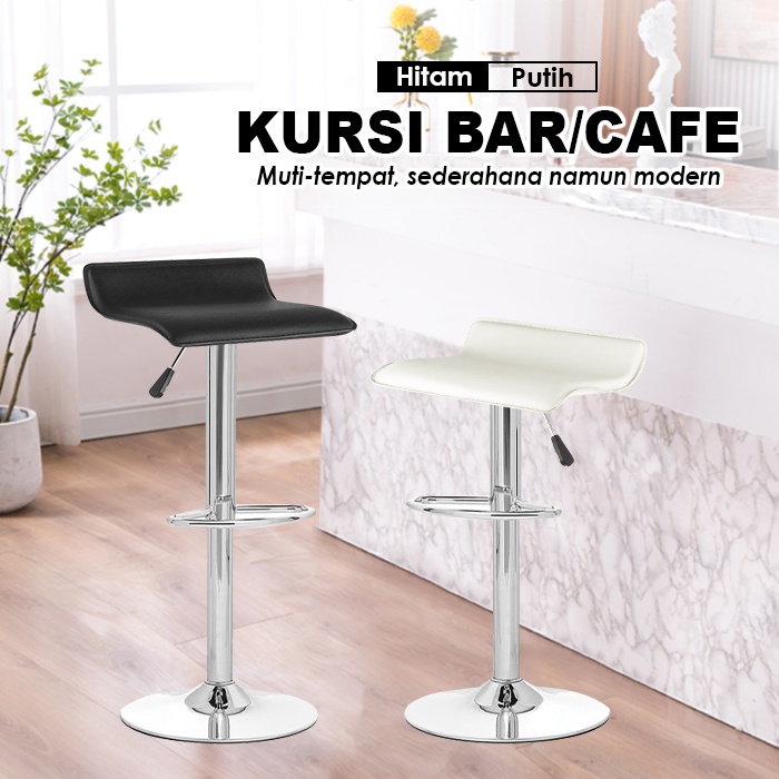 Kursi MiniBar Hidrolik Barstool | Kursi Cafe Minibar | Kursi Babershop Import Minimalis Terbaru Kualitas Premium - FC-3