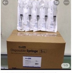 spuit 5cc onemed / spuit 5ml onemed