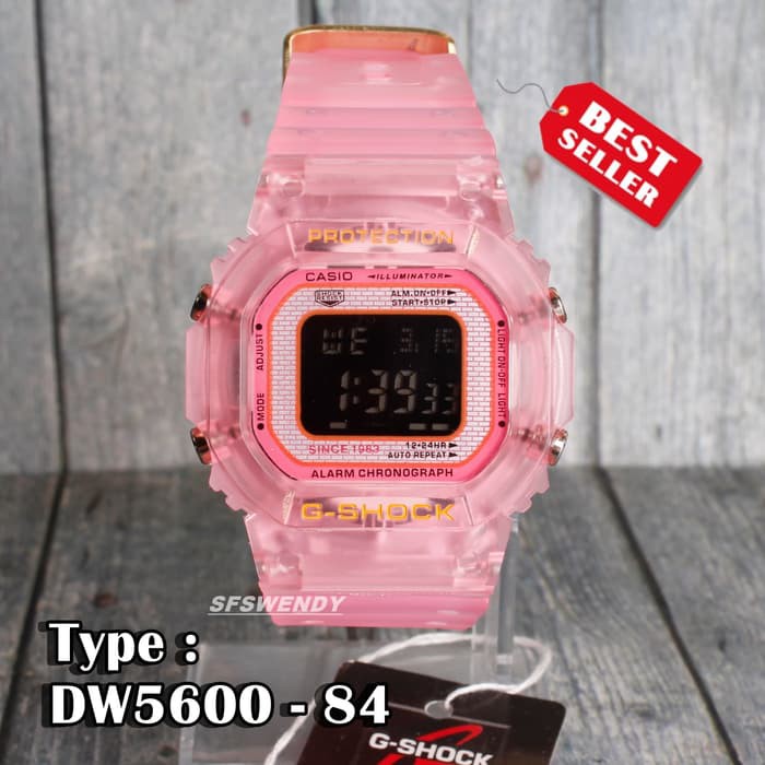 LIMITED EDITION  G Shock DW-5600 Pink Jam tangan wanita & anak