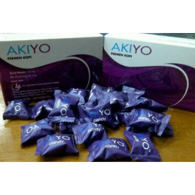 

[TERLARIS] BEST Terbaru AKIYO Permen Kopi - Coffee Candy - isi 25 butir per box