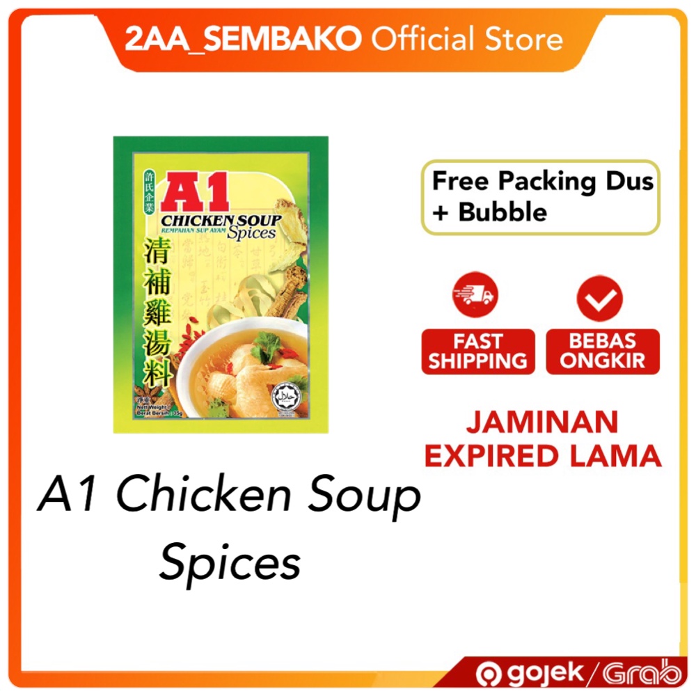 

A1 Rempahan Sup Ayam Soup Spices A1 Soup Spices Chicken Soup