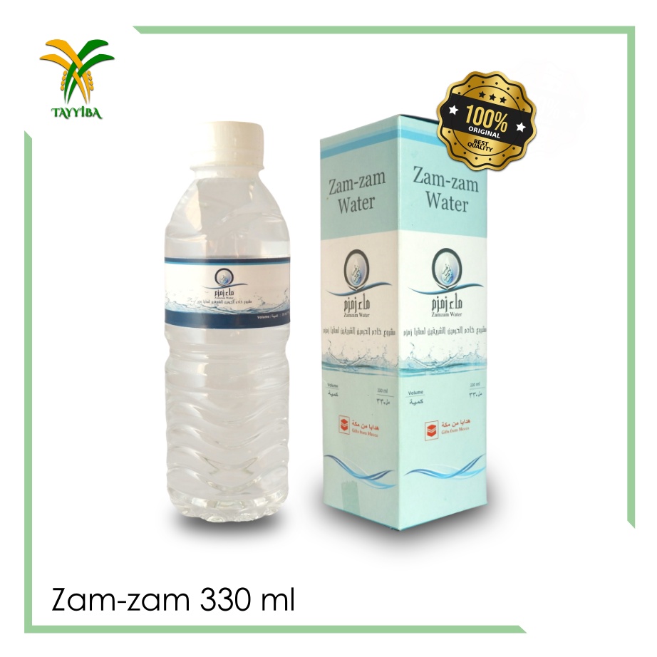 

Air Zamzam Asli - Zam Zam Water 330 ml [Kemasan Botol]