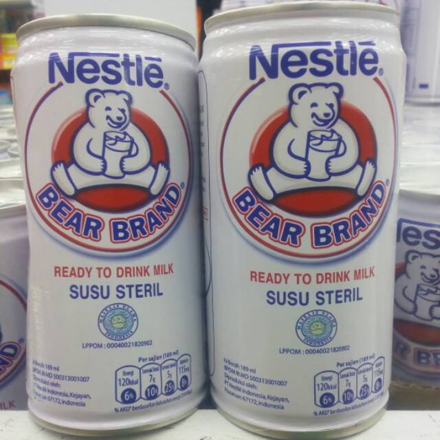

Susu Nestle Bear Brand 189ml