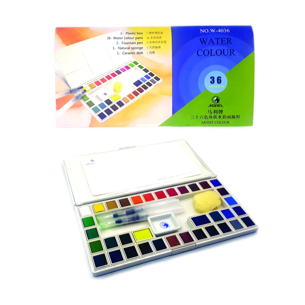 

MARIES WATER COLOUR SET TYPE W 4036