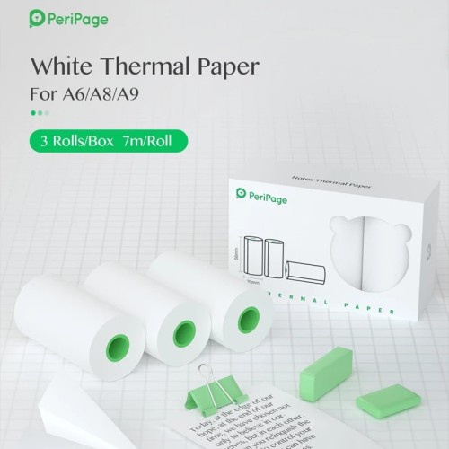 

White Thermal Paper (Non Sticker) 56 x 30mm