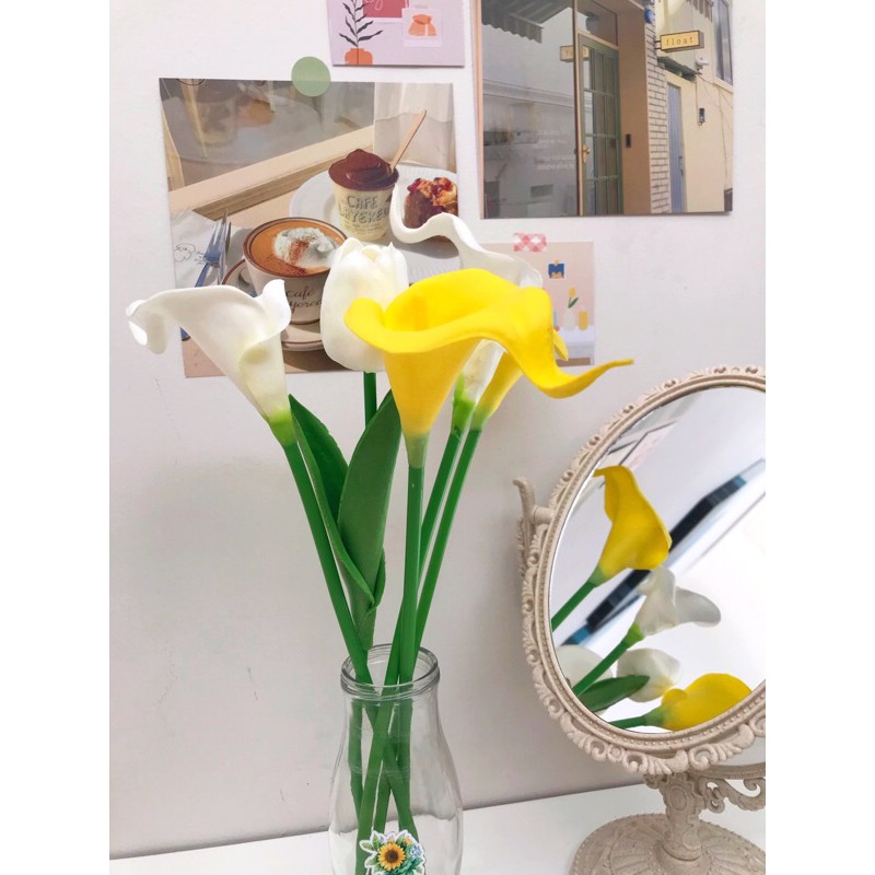 Bunga Tulip Latex Import Real Touch bunga Dekorasi Bunga Artificial Tulip Besar-7