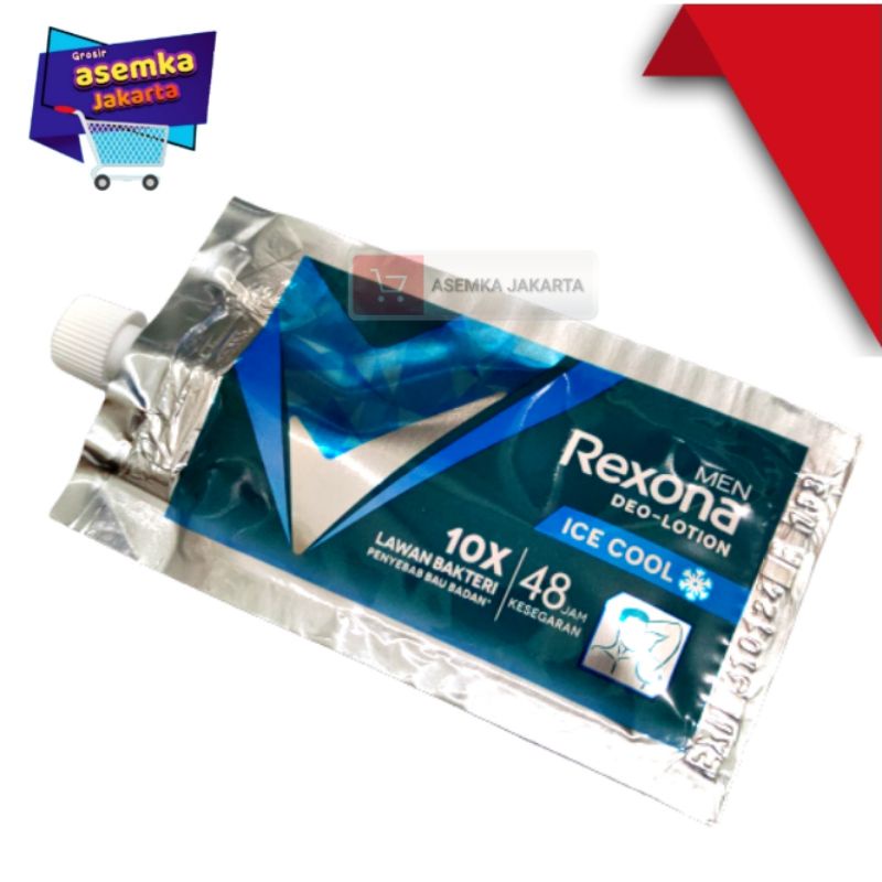 Rexona Deo Lotion 9gr isi 6 sachet Pria dan wanita Formula Baru