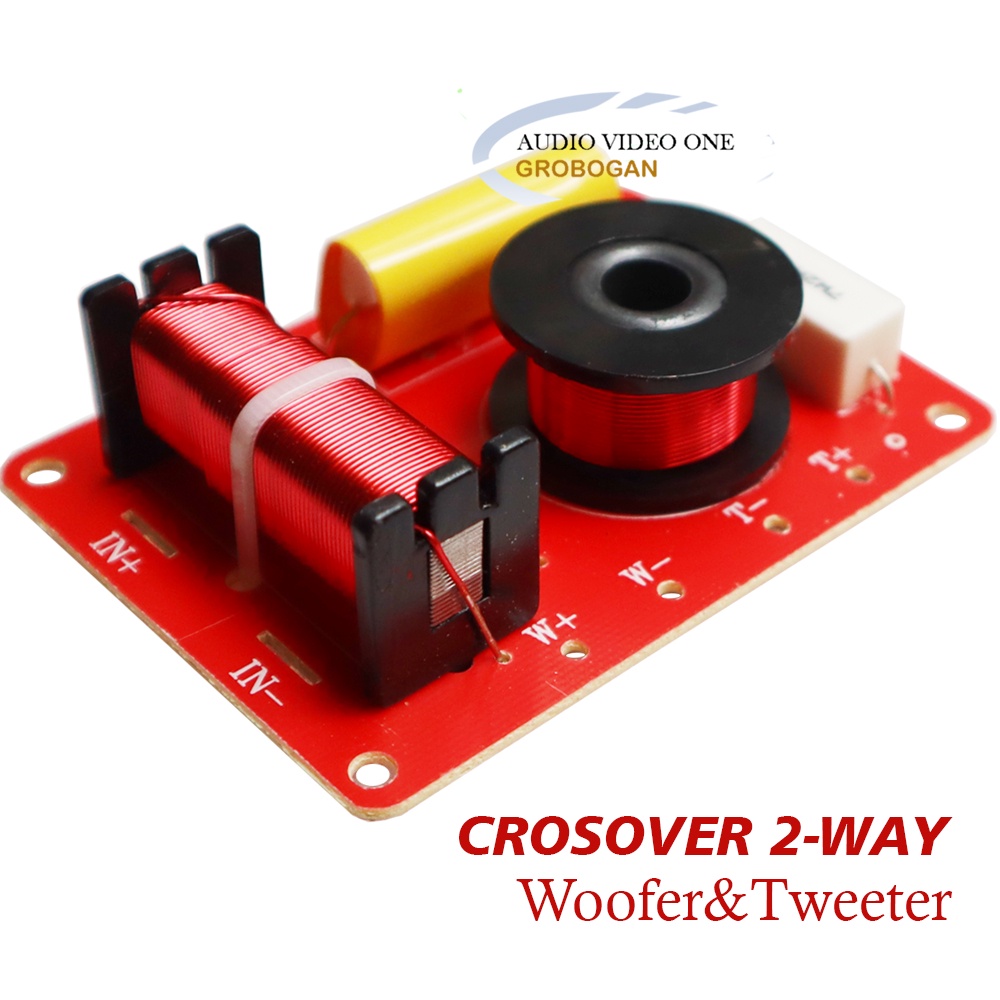 Crossover Pasif 2 Way F-500 Crosover Pengaman Twiter Driver Tweeter