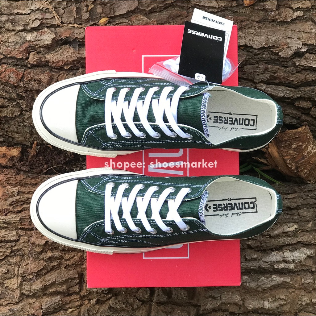 SEPATU CONVERSE 70S LOW GREEN HERBAL ALL STAR CHUCK TAYLOR OBRAL MURAH