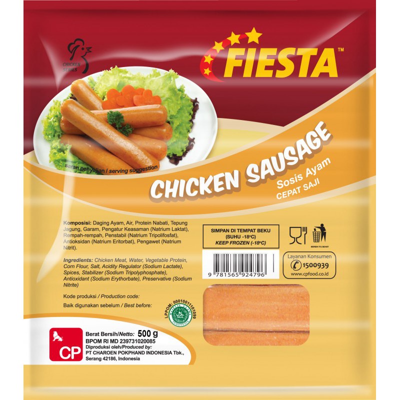 

Fiesta Chicken Sausage Sosis Ayam 500 Gram