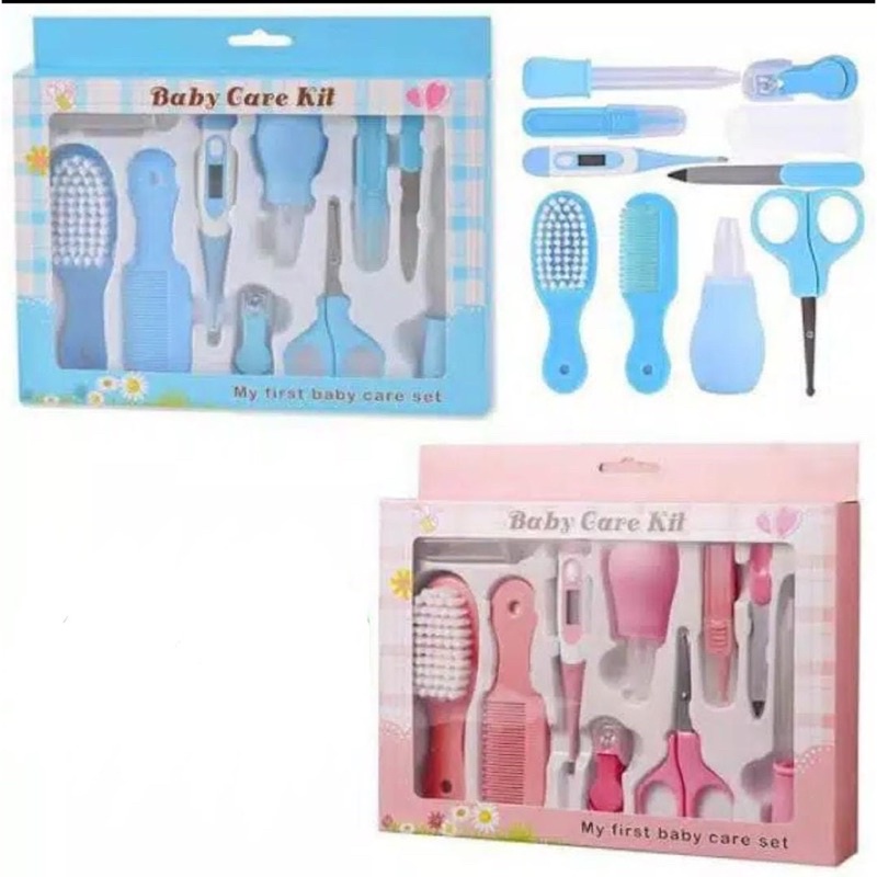 Baby Care Manicure Kit Set Perlengkapan Perawatan Gunting Kuku Sisir Bayi 10 in 1 / 6 in 1