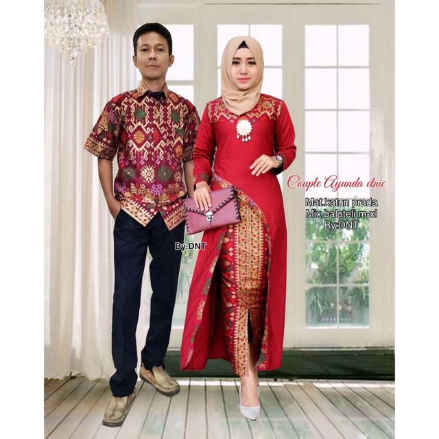 Batik couple  ayunda etnic kebaya modern baju  muslim baju  