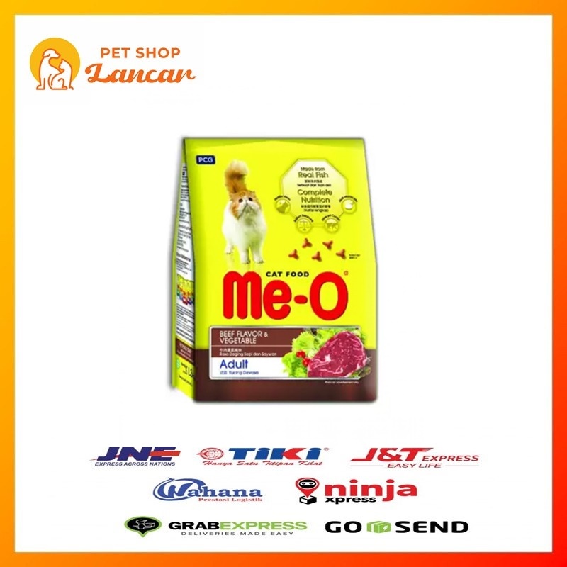 MAKANAN KUCING MEO / ME-O BEEF VEGETABLE FRESHPACK 1,2KG