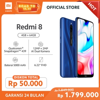 Redmi 8 (4GB+64GB) 12+2MP AI Dual Kamera Snapdragon 439