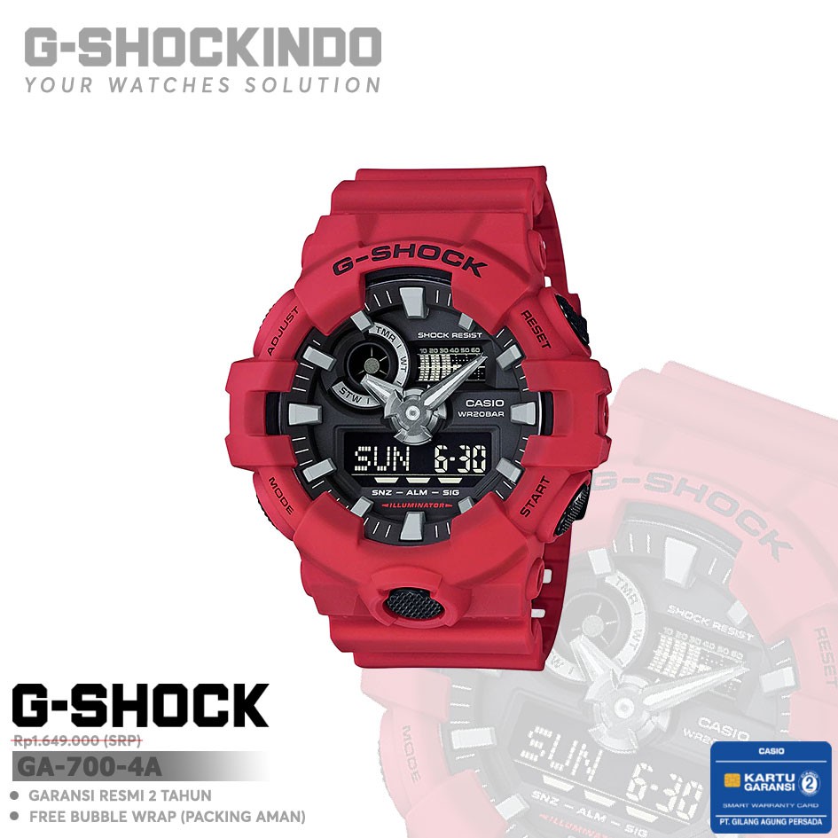 Casio G-Shock GA-700-4A / GA-700-4ADR Original