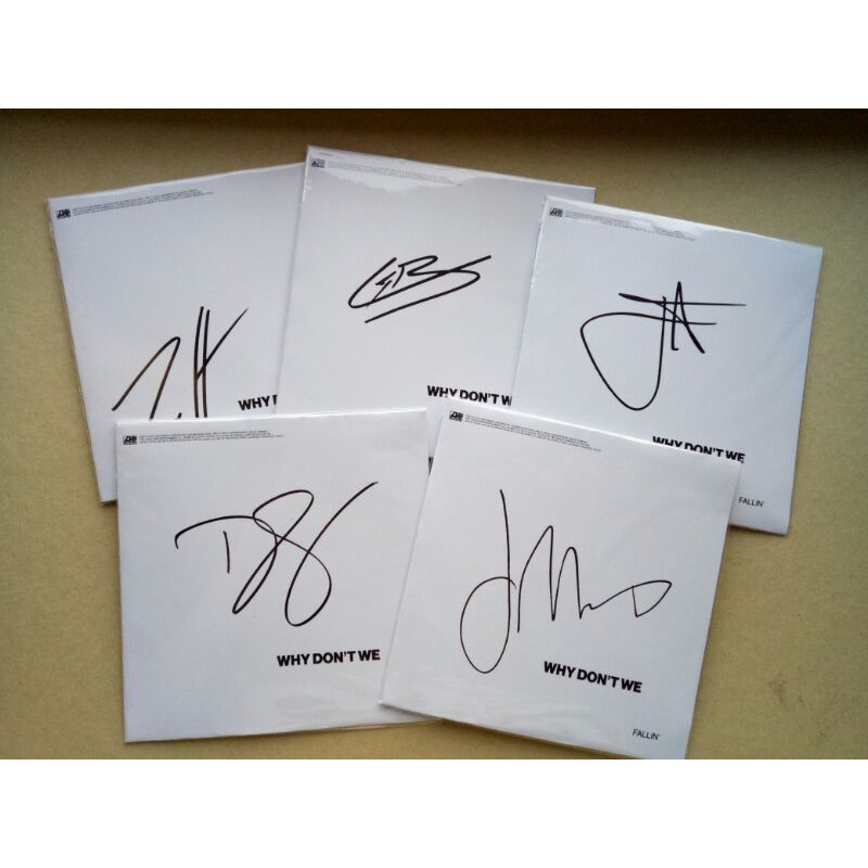 REPLICA album WHY DON'T WE CD - FALLIN SINGLE