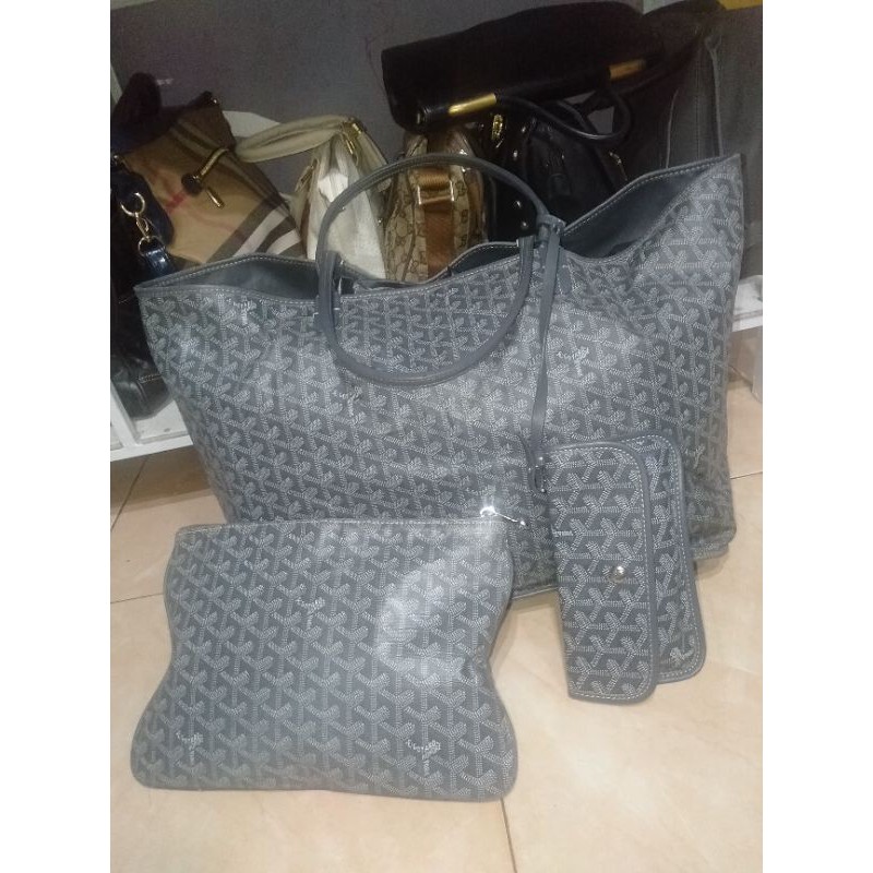 preloved paket Goyard tote, clutch, pouch