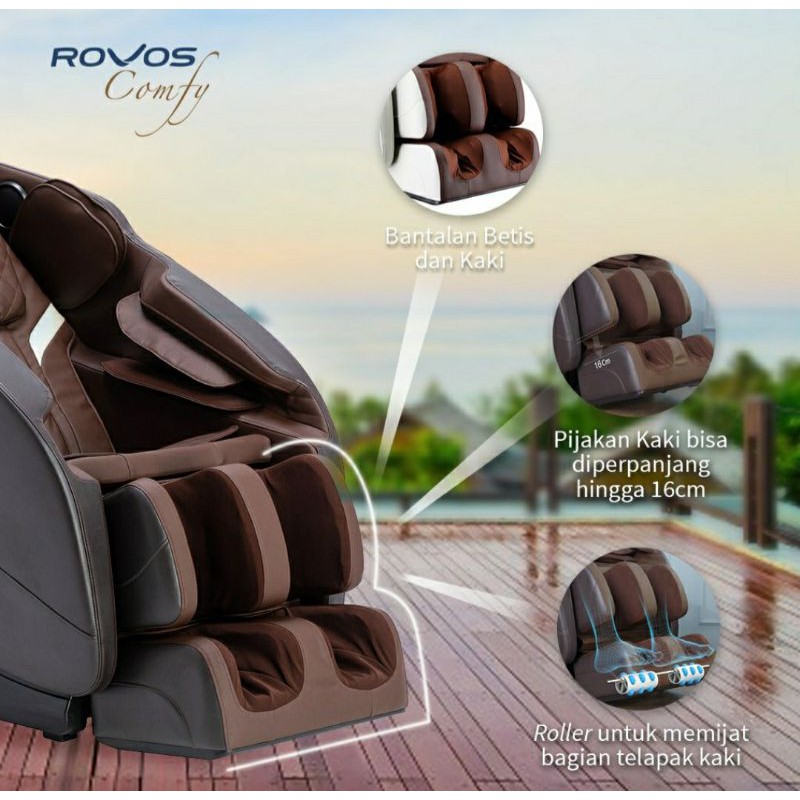 Kursi pijat comfy rovos