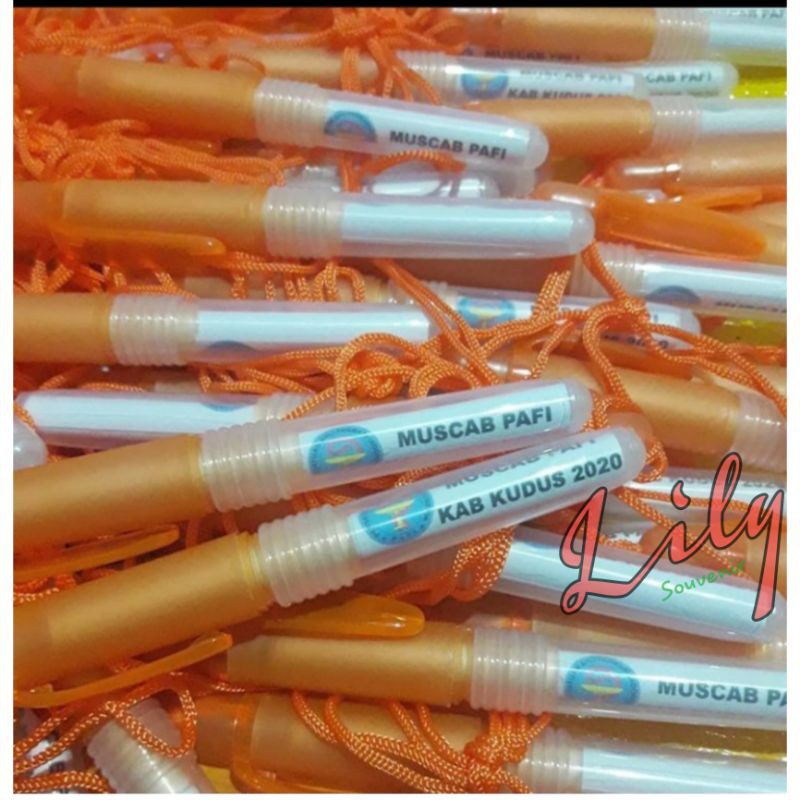 

pulpen tali custom cetak ( logo & tulisan)