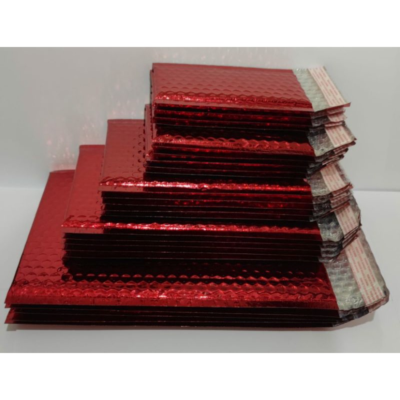 

14 22 Bubble Wrap Padded Envelope Amplop Paket Pengiriman Online Shop Red