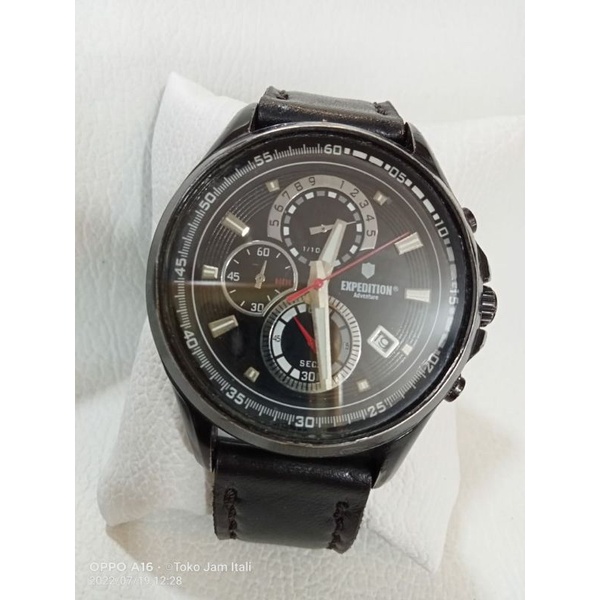 jam pria expedition adventure E6612M original bekas