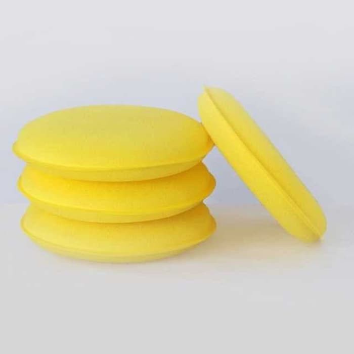 Busa Sponge Applicator Applikator Pad Poles Wax Body Mobil 10Cm Satuan