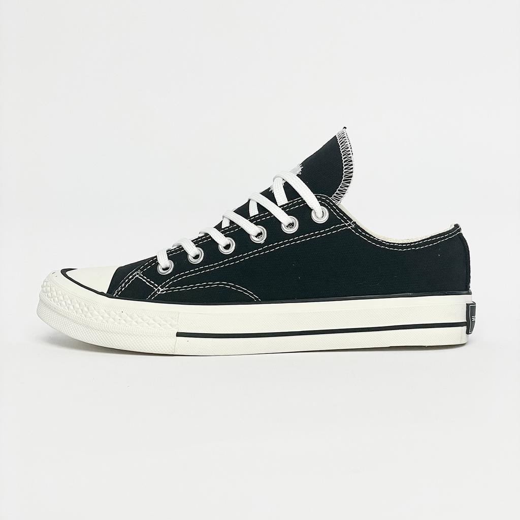 SIDSNEAKS Sepatu Storm 70s Ox Black White Sepatu Pria Sepatu Wanita Sepatu Sneakers Pria