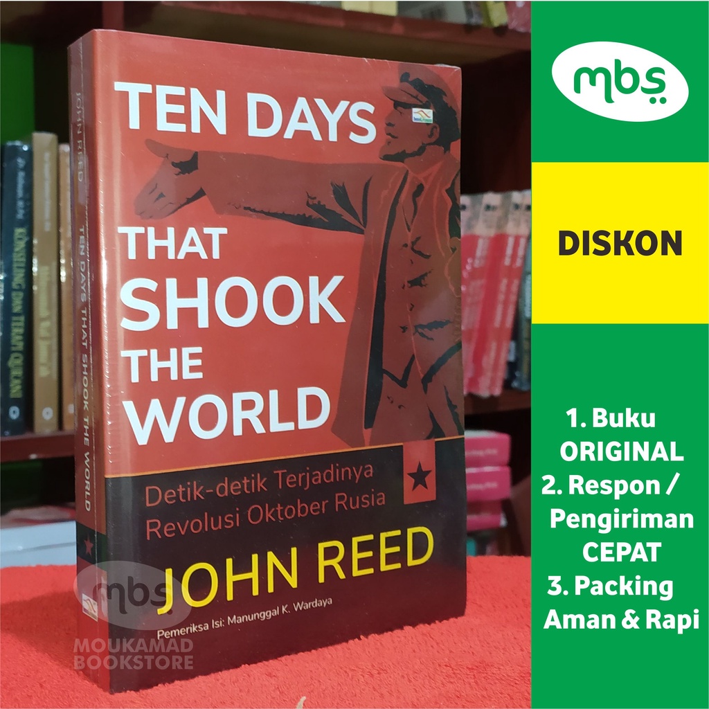 BUKU DETIK-DETIK TERJADINYA REVOLUSI OKTOBER RUSIA - JOHN REED