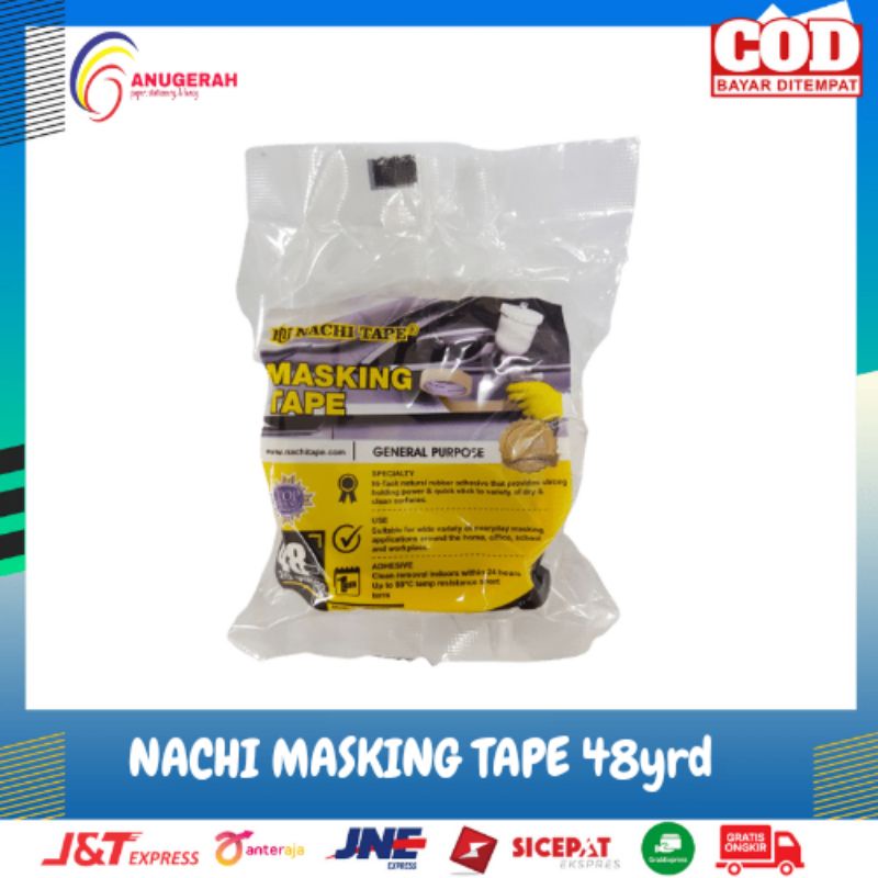 

Isolasi Kertas Nachi Masking Tape 48 mm / 2 Inch x 20 Yard (PCS)