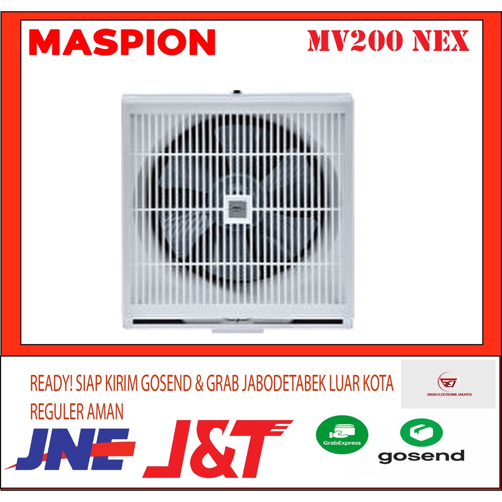 Kipas Exhaust Fan Maspion 8&quot; MV200 NEX. KELUAR MASUK