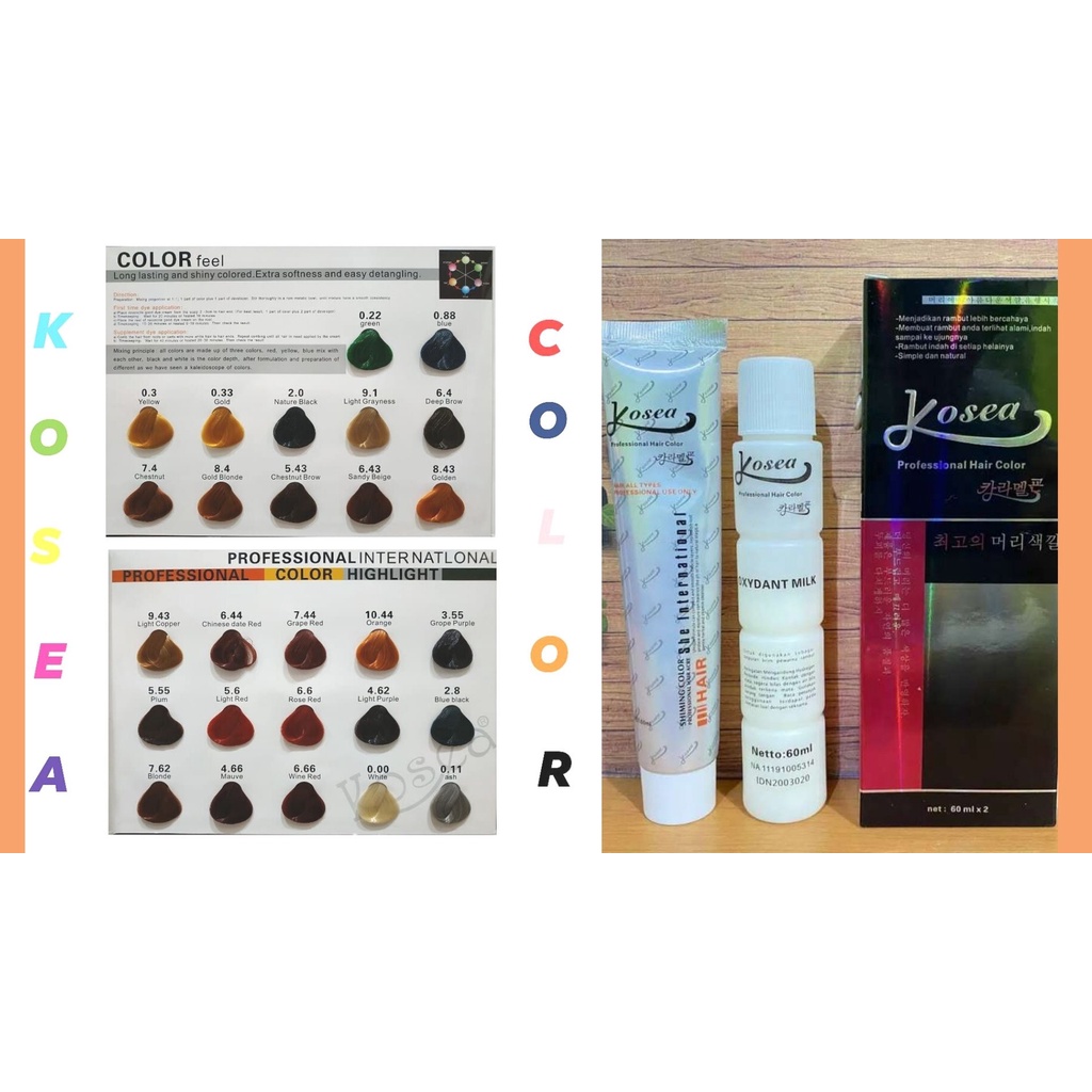 CAT RAMBUT / PEWARNA RAMBUT KOSEA 100ml