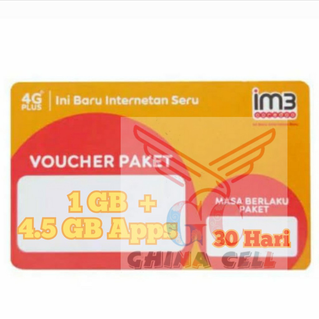 Voucher Indosat 1GB Unlimited